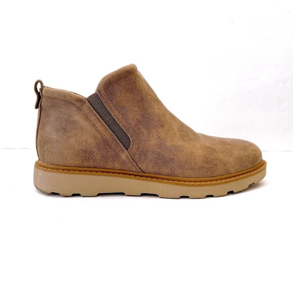 Dr Scholls Boots Women's Size 7.5 Tan Margo Manmade Lowtop Round Toe Foam Insole - Picture 4 of 8